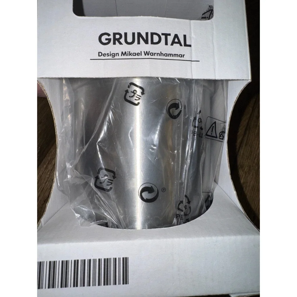 Ikea GRUNDTAL 102.020.88‎ Hanging Utensil Holder Stainless Steel New In Box